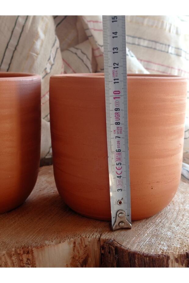 Toprak Saksı, Tabaklı ,çift - 3
