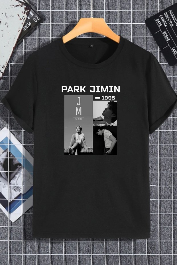 Unisex Women Men Park Jimin BTS Character Printed Oversize T-shirt