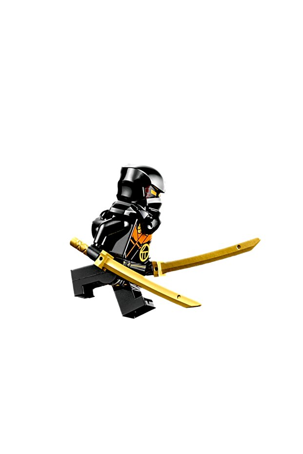 Ninjago New Cole Original Minifigure with Double Catan