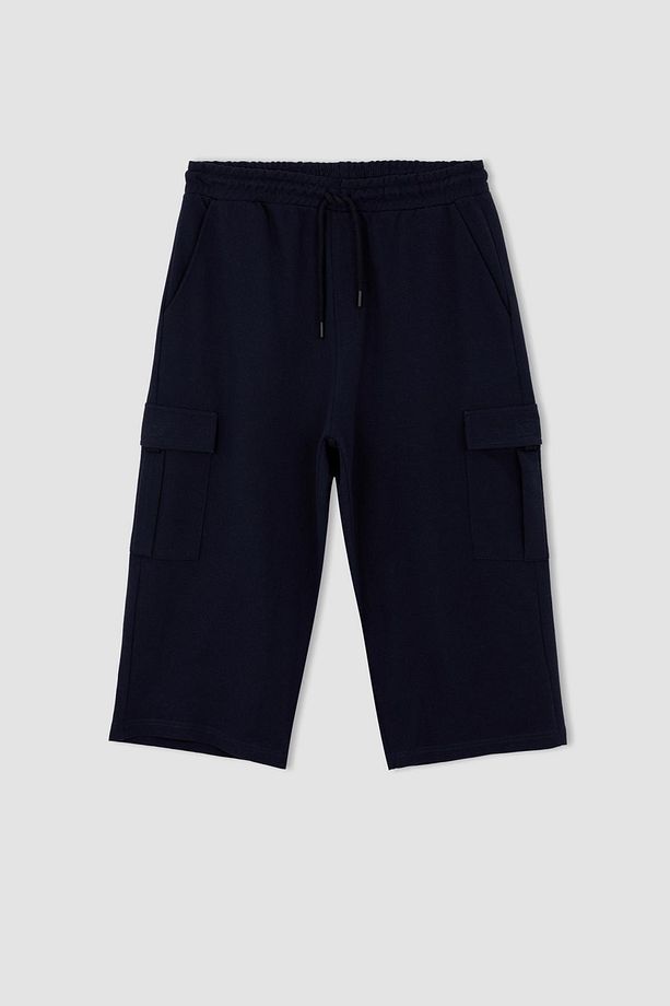 Regular Fit Basic Kapri Şort - 8