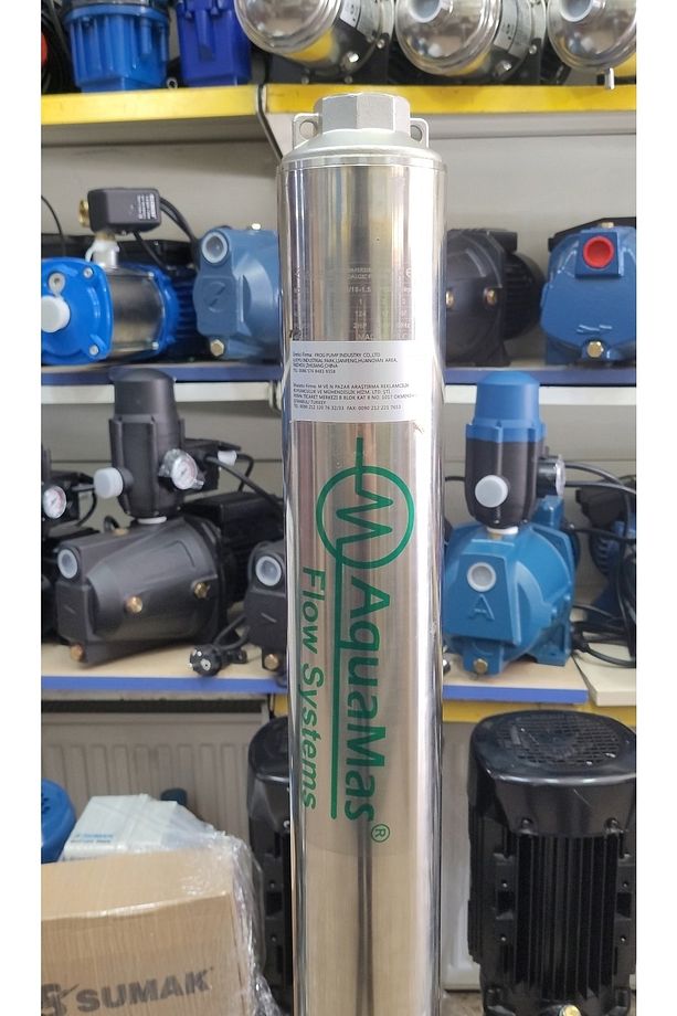 4sd 3/26 (SADECE POMPA) Derin Kuyu Dalgıç Pompa, 10 Cm Sondaj Kuyu Pompası (3 HP) - 9