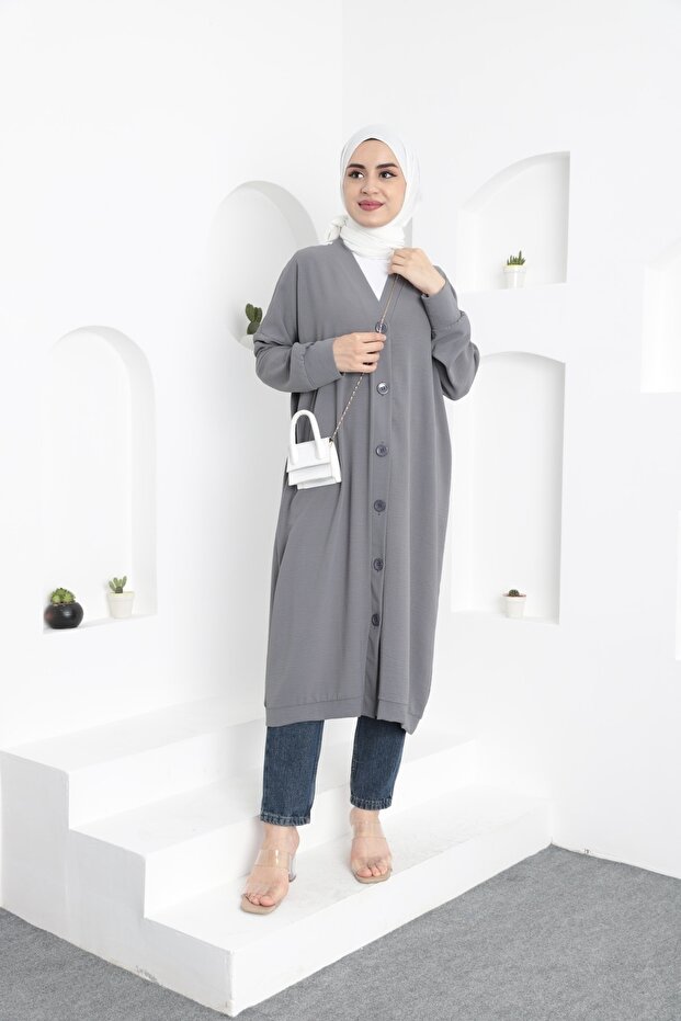 Aerobin Ara Boy Kadın Basic Tunik - 1