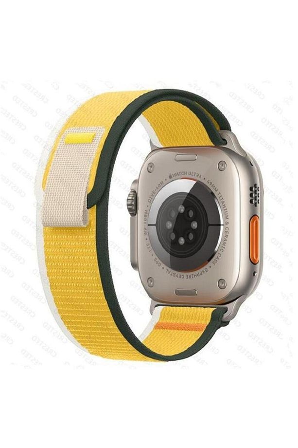 Apple Watch Uyumlu 1 2 3 4 5 6 7 8 Se Uyumlu 42 44 45 49mm Örgü Işlemeli Renkli Trail Loop Kordon - 1