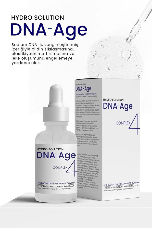 Hydro Solution DNA Age Kırışıklık ve Leke Karşıtı 3'lü Serum Paketi 30 ML x3 - 2