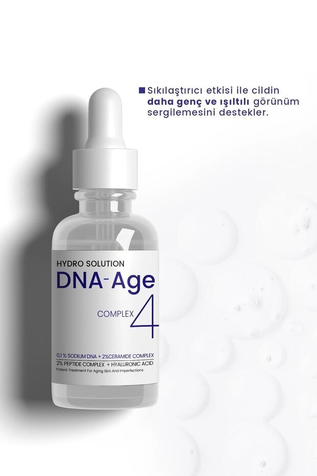 Hydro Solution DNA Age Kırışıklık ve Leke Karşıtı 3'lü Serum Paketi 30 ML x3 - 5