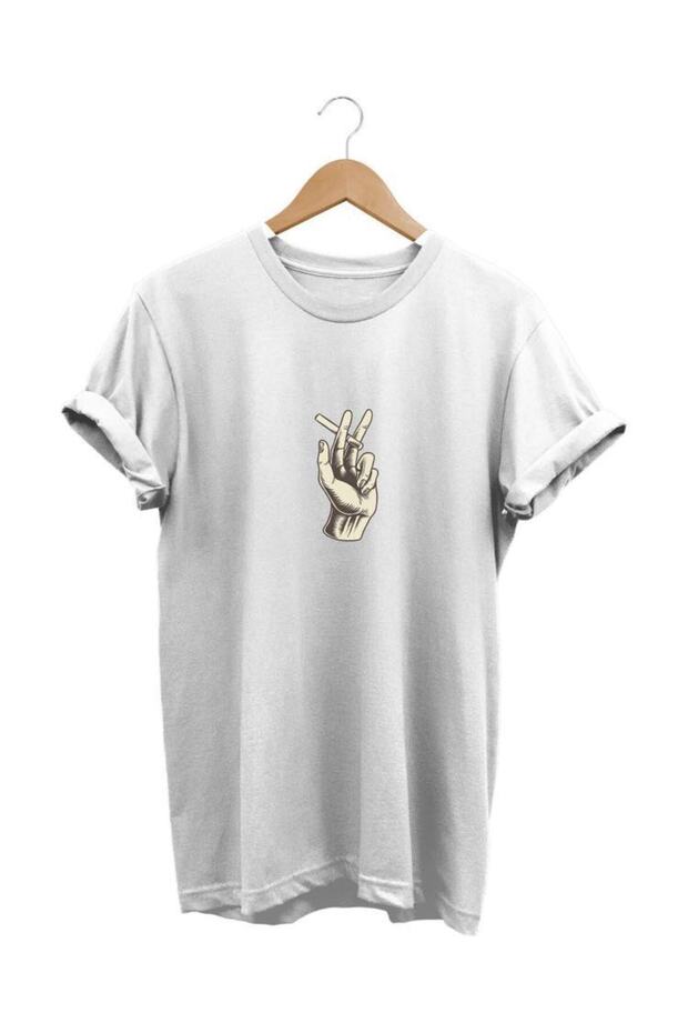 Hand patterned printed T-shirt - 1