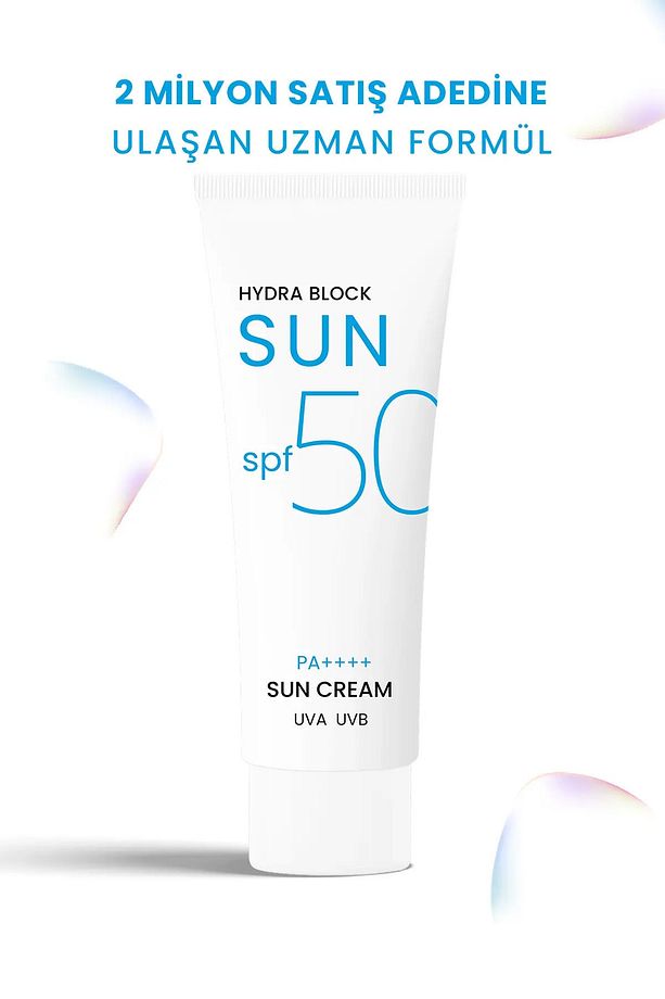 Sun Spf50+ Leke Karşıtı Rosabora Cilt Isısı Düşürücü 2'li Güneş Kremi 50ml X2 - 2