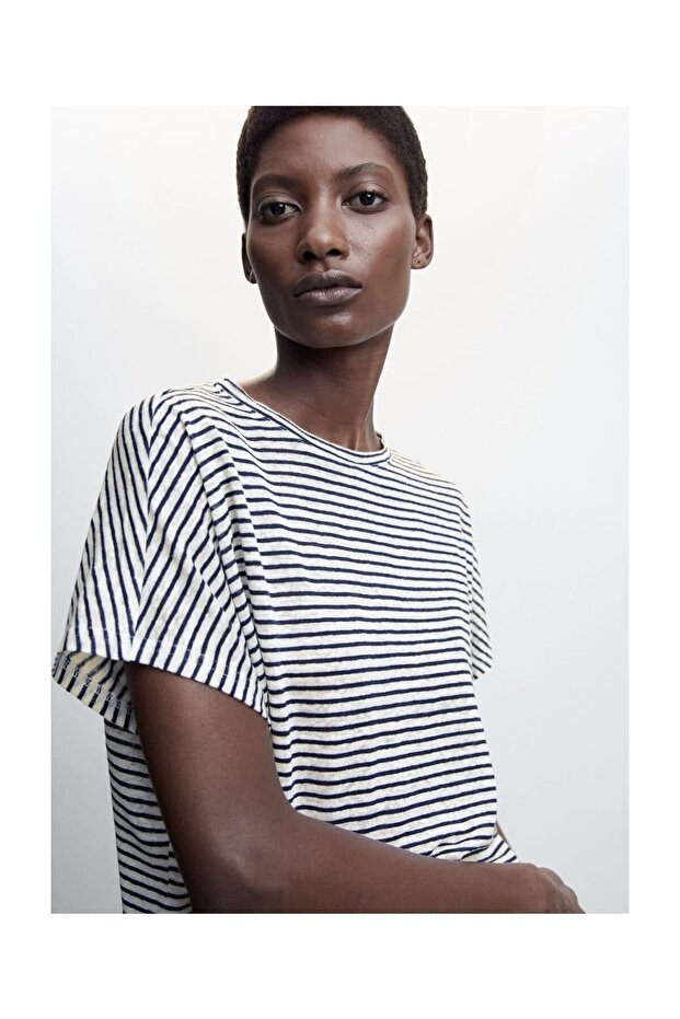 %100 keten tişört - 6