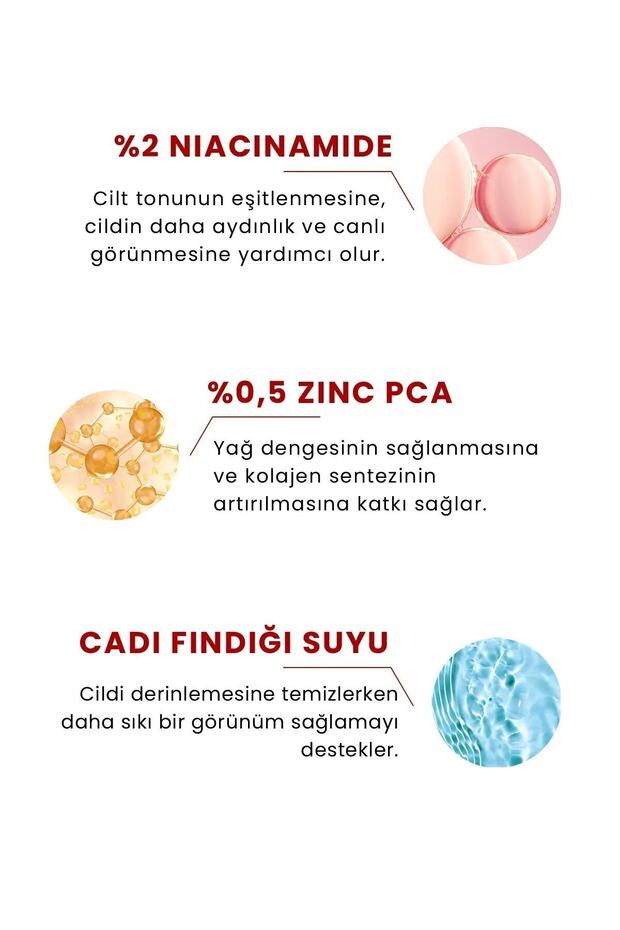 Hydro Solution %2 Niacinamide + %0,5 Zinc PCA 3'lü Temizleme Jeli Paketi 200 ML x3 - 3