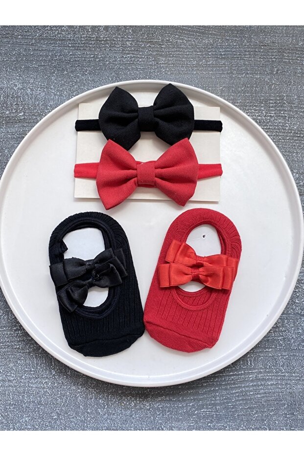 Bow Tie Bandana Ballerina Socks