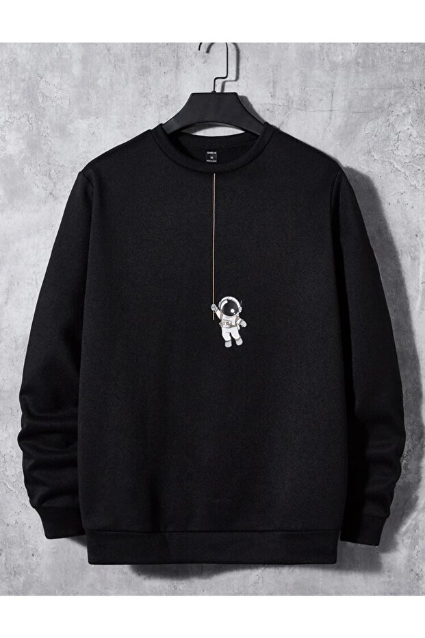 Unisex Astronaut printed oversize sweatshirt
