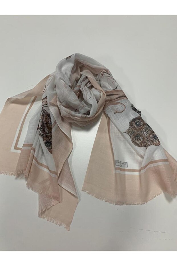 polyester pamuk şal - 2