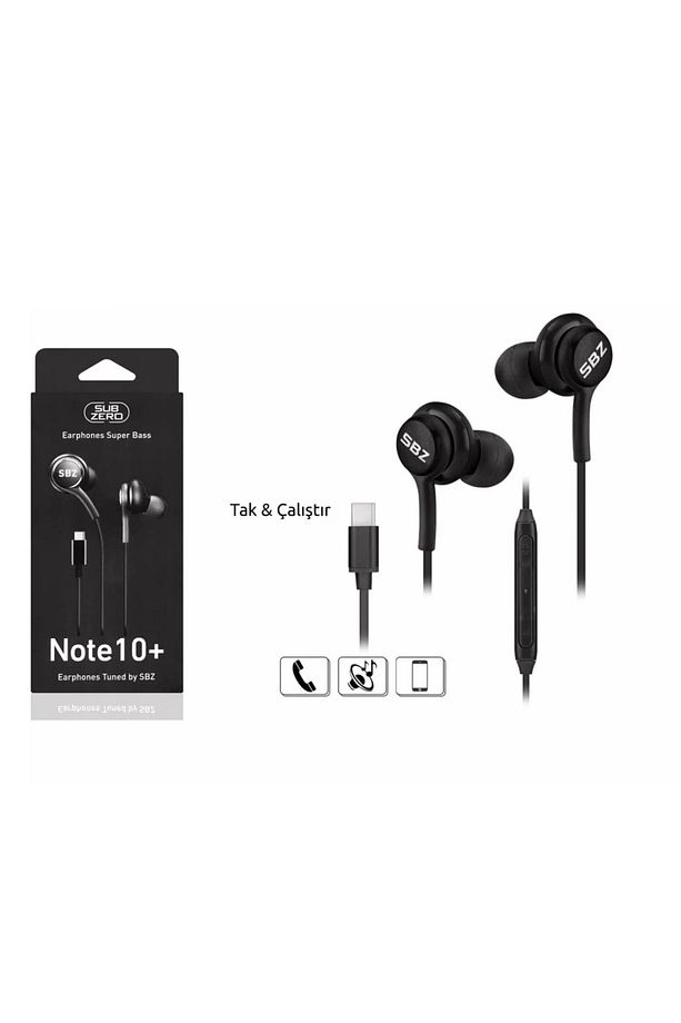 EP37 Note10+ Tak Çalıştır Type-C Girişli Kulaklık Ori-Tech - 4