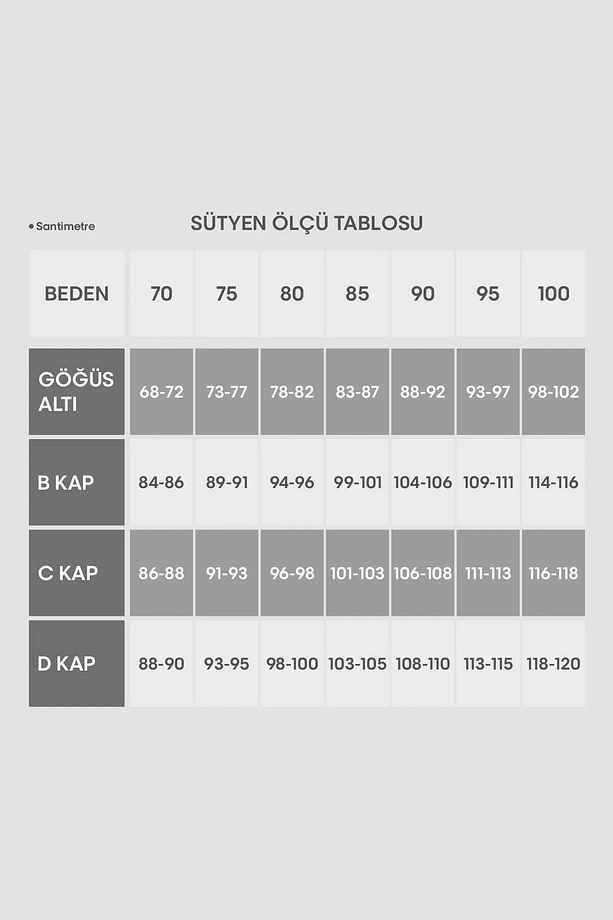 4802 Cenova Soft Push Up Jartiyerli Sütyen Takım - 3
