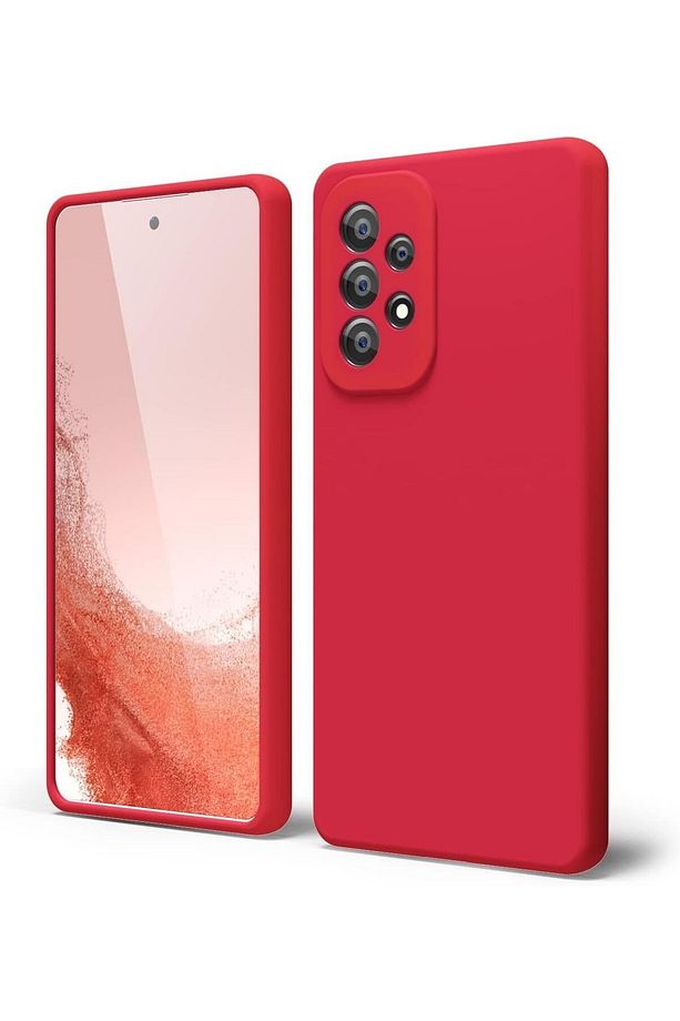 Samsung Galaxy A33 5G Uyumlu Soft Kadife Doku Lansman Kapak - 1