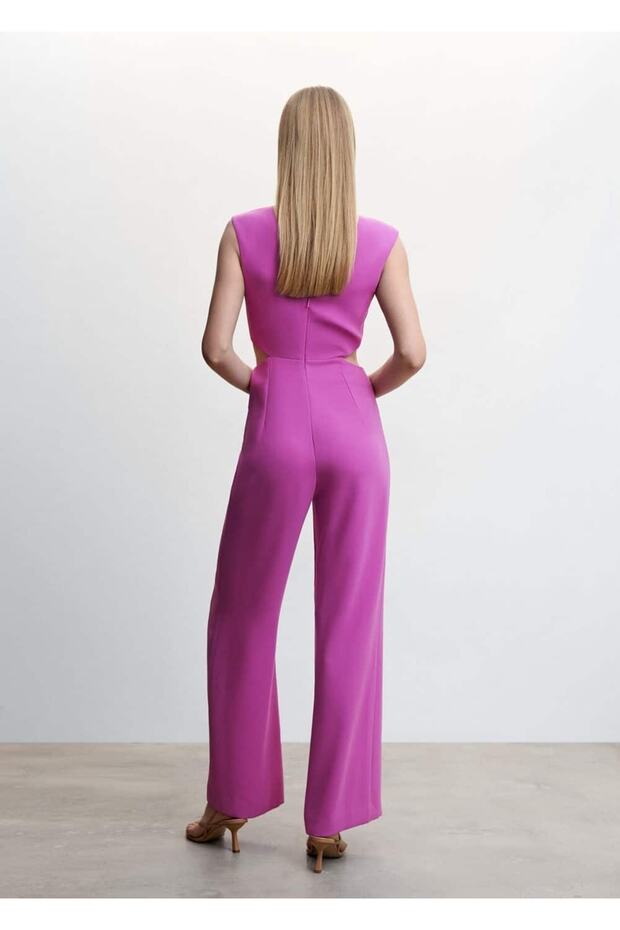 Cut Out Detaylı Uzun Tulum - 4