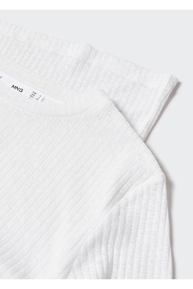 İnce örgülü tişört - 7
