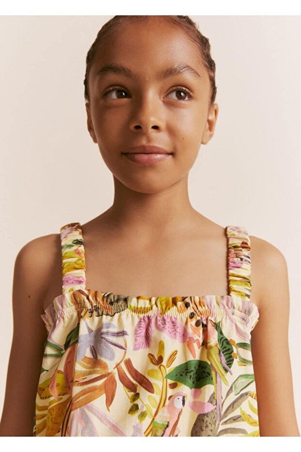 Gemusterte Baumwollbluse - 5