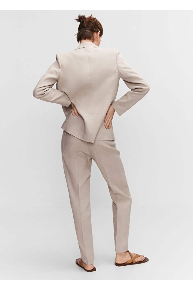 Keten Jogger Pantolon - 4