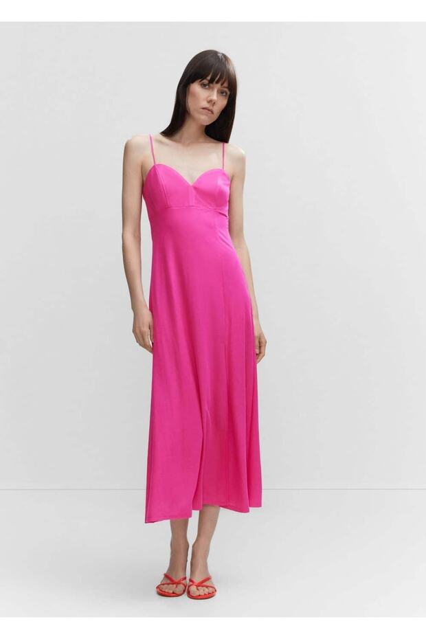 Yan Yırtmaçlı Elbise - 2