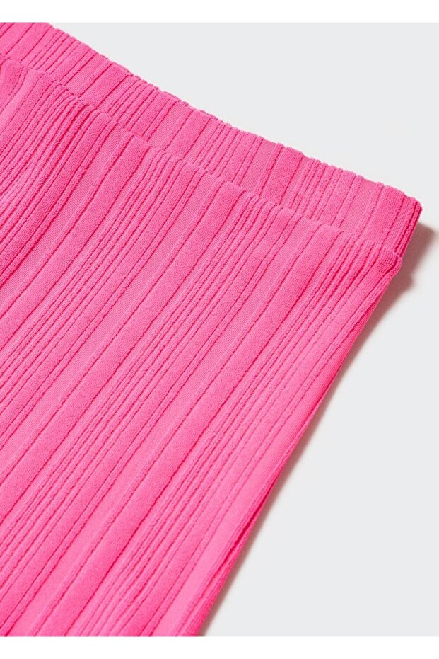 Çizgili Dokulu Şort - 6