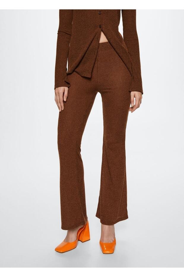 Ispanyol Paçalı Fitilli Pantolon - 6