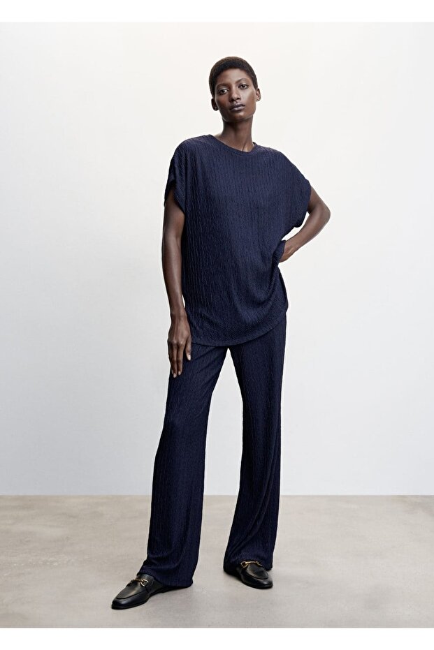 Tricou țesut cu umeri - 2