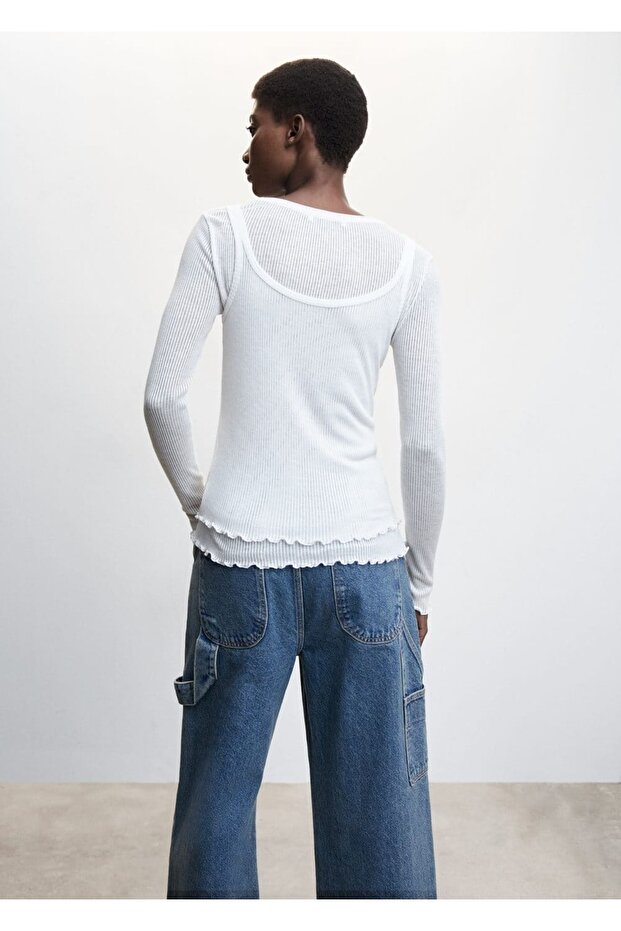 Kombin Tişört Bluz - 4