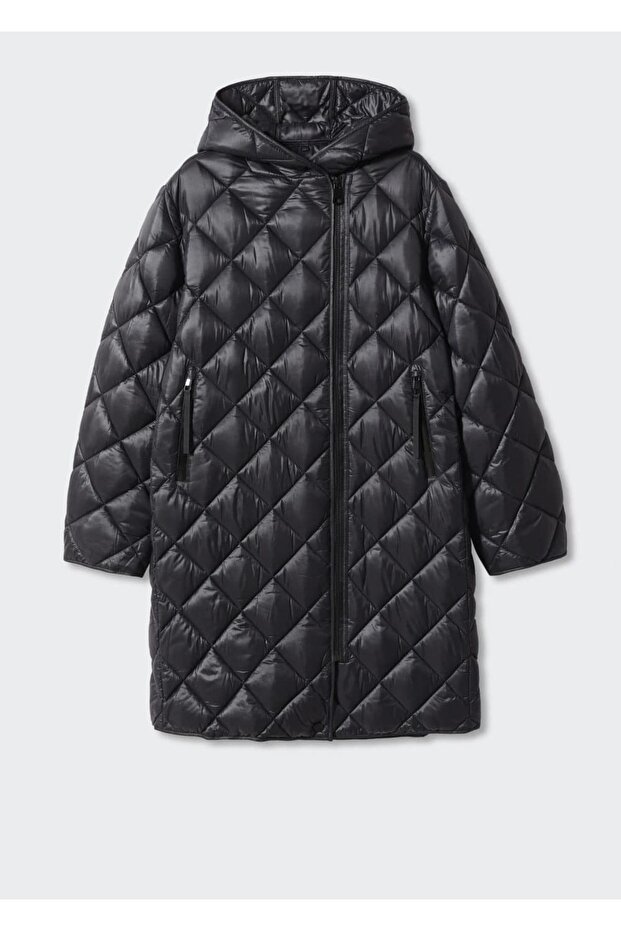 Kapüşonlu Kapitone Anorak - 3