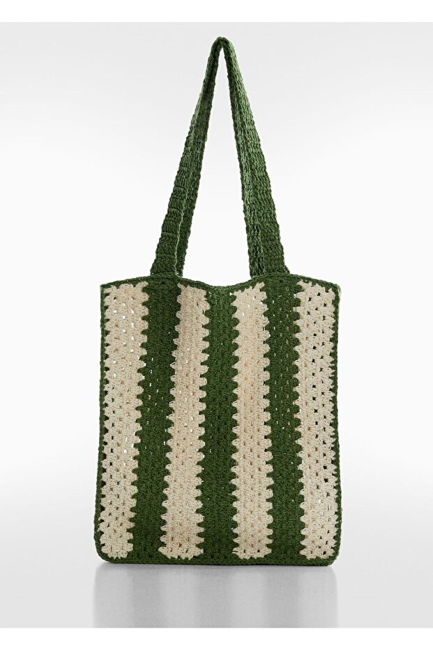 Tokalı Kroşe Çanta - 3