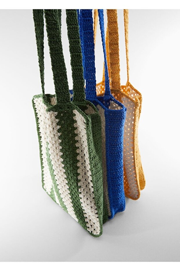 Tokalı Kroşe Çanta - 4