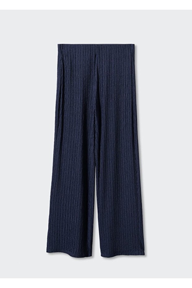 Teksturirane palazzo pantalone - 3