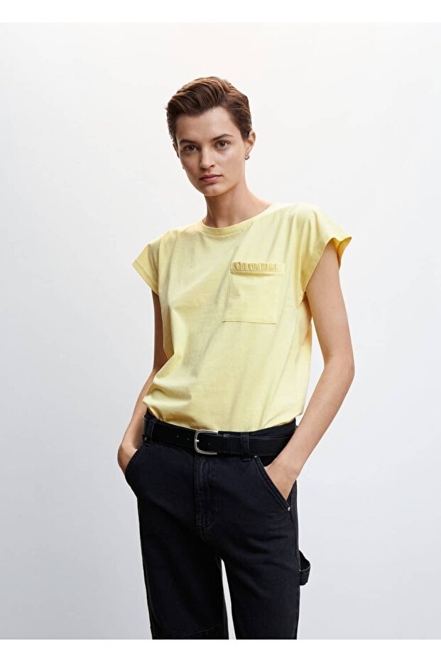 Göğsü Cepli Pamuklu Gömlek - 1