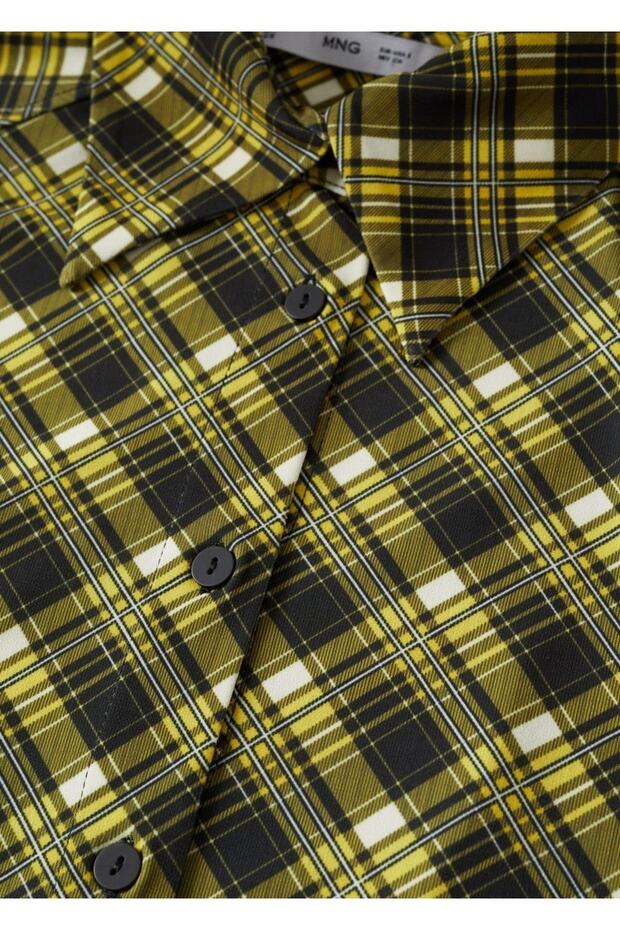 Kareli Dökümlü Gömlek - 7