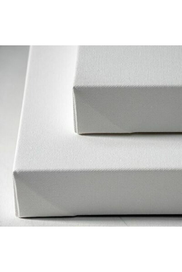 40x40cm Kare Arkadan Zımbalı Yüksek Kaliteli Astarlı Hazır Tuval Boş Tuval Tablo - 7