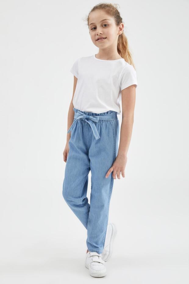 Kız Çocuk Carrot Fit Jean Pantolon - 3