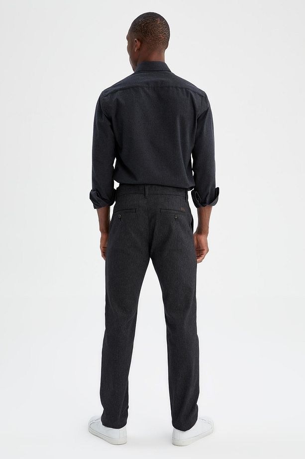 Regular Fit Chino Pantolon - 6