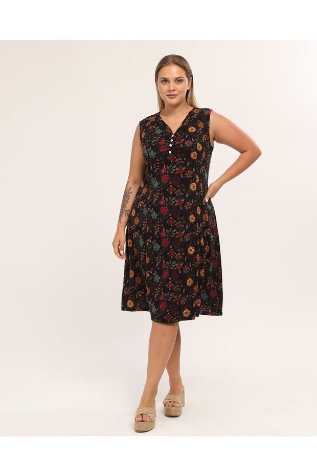 Likapa Combed Cotton Summer Mother's Dress 801