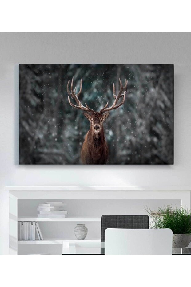 Geyik Kanvas Tablo - 2
