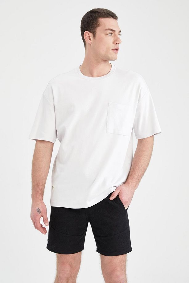 Slim Fit Dar Paça Şort - 5