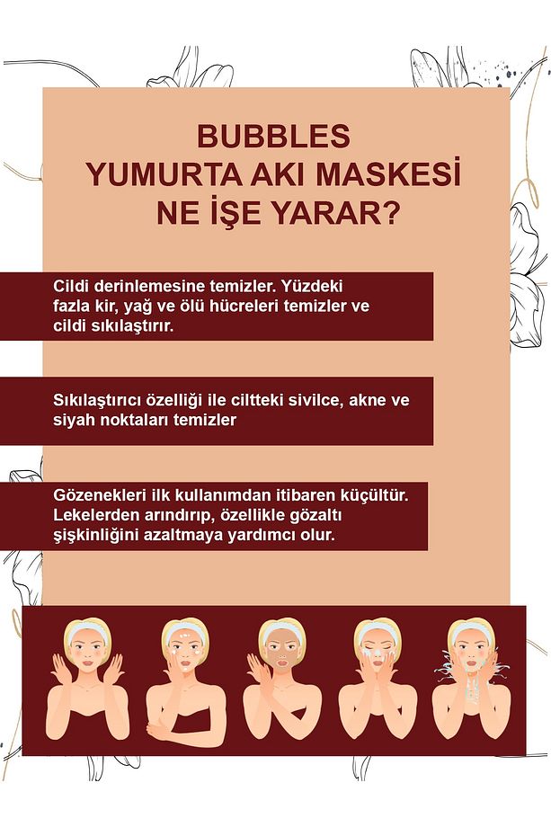 Soyulabilir Collagen Takviyeli Yumurta Akı Gece Yüz Maskesi - 4