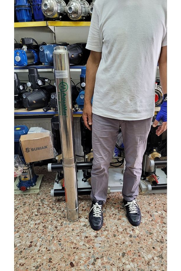 4sd 3/26 (SADECE POMPA) Derin Kuyu Dalgıç Pompa, 10 Cm Sondaj Kuyu Pompası (3 HP) - 8