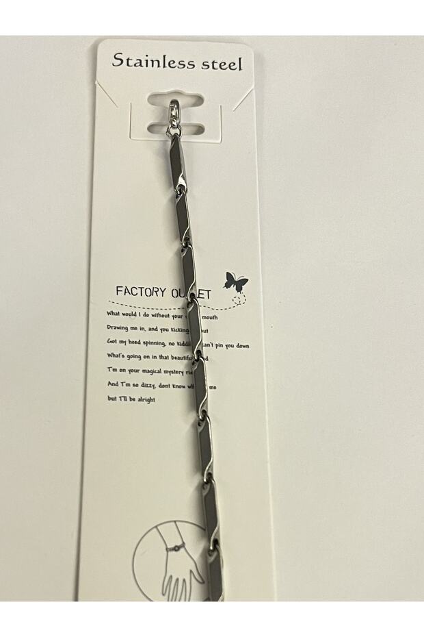 Stainless and Tarnish Stainless Steel bracelet