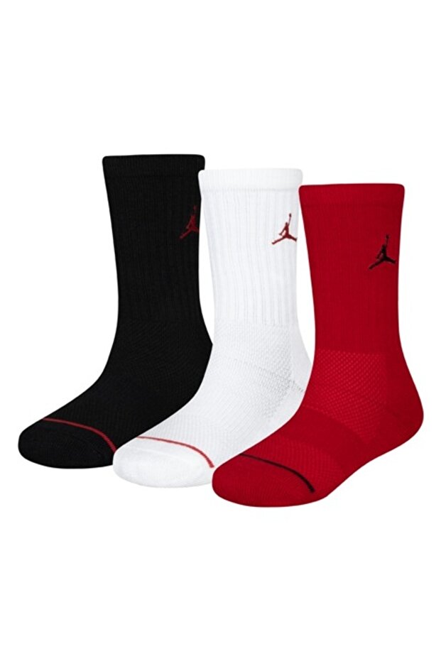 JORDAN JHN JORDAN JUMPMAN CREW 3-Pack Socks WJ0010-R78