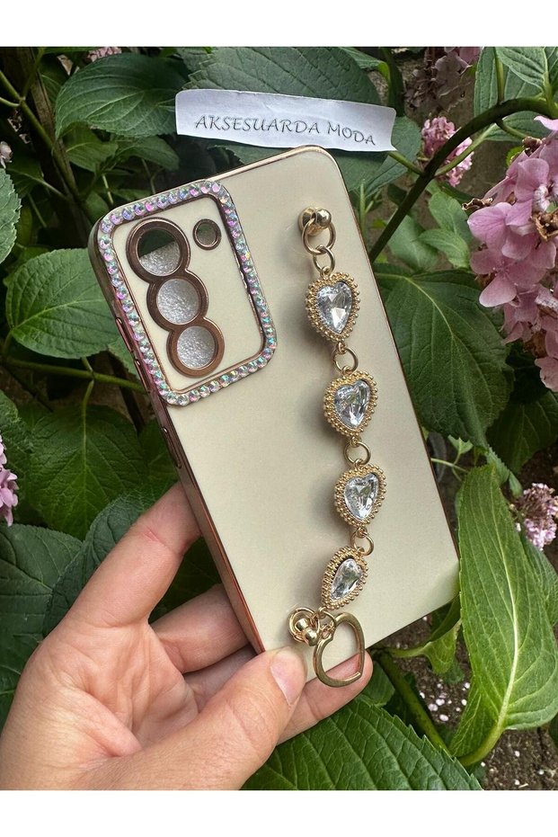 Samsung S21 Plus Compatible Heart Stone Hand Snap Laser Cut Case