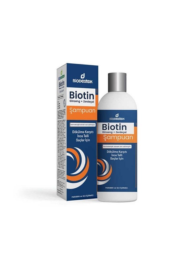 Biotin Şampuan Ginseng Zerdeçal Bitkisel Şampuan Ince Telli Saçlar Için Destek - 2