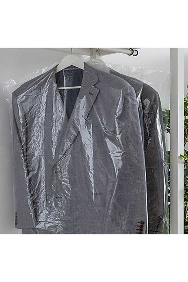 ELBİSE POŞETİ 60X90 [10 ADET] [KAZAK,TSHIRT,MONT,PANTOLON] - 2