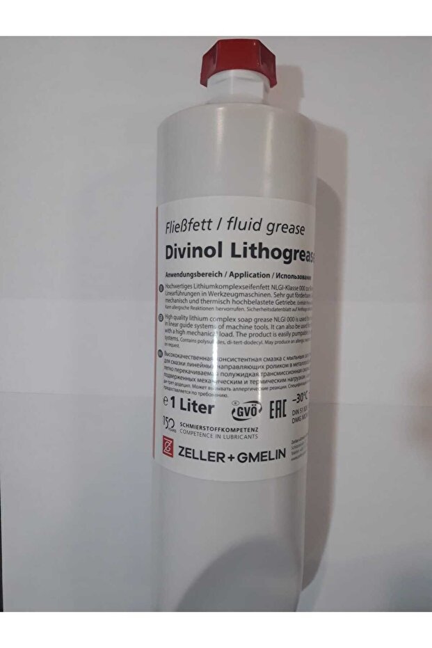 Zeller+Gmelin Divinol Lithogrease 000 Cnc Otomatik Yağlama Gresi 1 Litre gres yağı