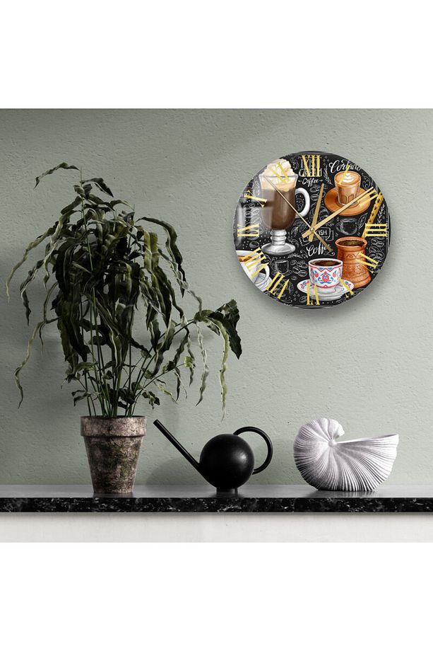 Duvar Saati - Cam Duvar Saati, Baskı Duvar Saati, Mutfak İçin Saat Modelleri TK95874189 - 2