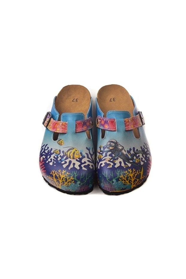 Coral Coral Garden Vegan Leather Sandals Slippers